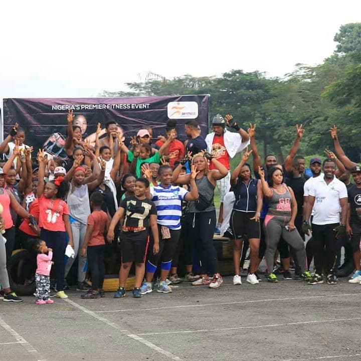 Group celebrating success